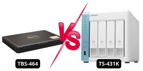 TBS-464 vs TS-431K Qnap