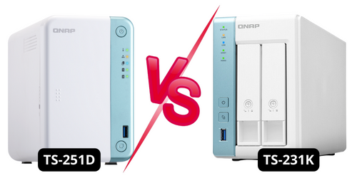 TS-251D vs TS-231K Qnap