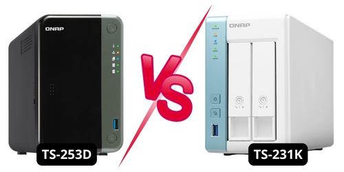 TS-253D vs TS-231K Qnap