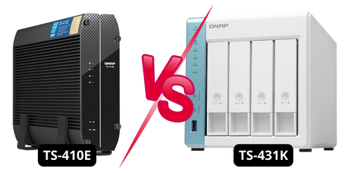 TS-410E vs TS-431K Qnap