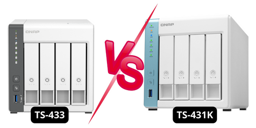 TS-433 vs TS-431K Qnap