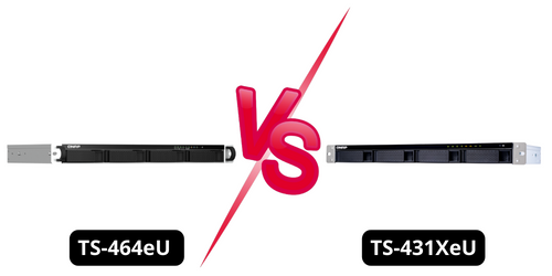 TS-464eU vs TS-431XeU Qnap