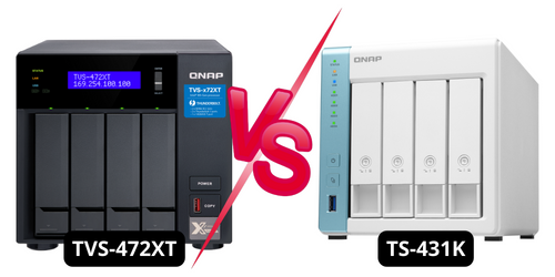 TVS-472XT vs TS-431K Qnap