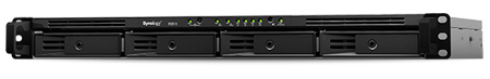 Servidor de rede RackStation RS815 32TB, escalável e compacto