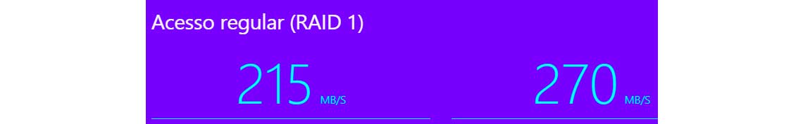 Um NAS server com RAID 1